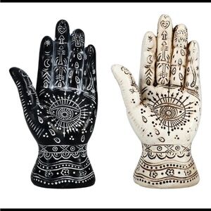 Palmistry Hands Gypsy Zodiac Fortune Telling Halloween Decor for Tier Tray